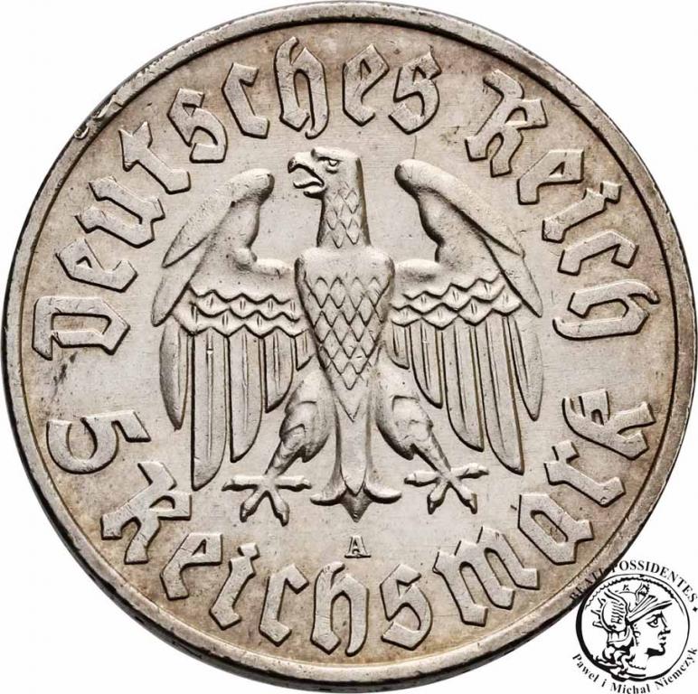 Niemcy III Rzesza 5 Marek 1933 A Luther st.2+