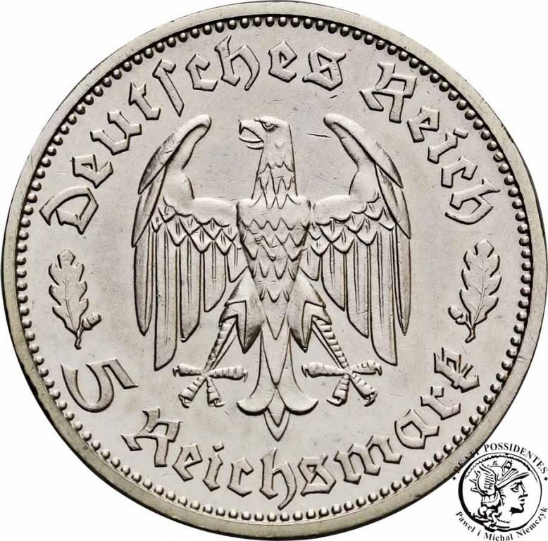 Niemcy III Rzesza 5 Marek 1934 F Schiller st.3