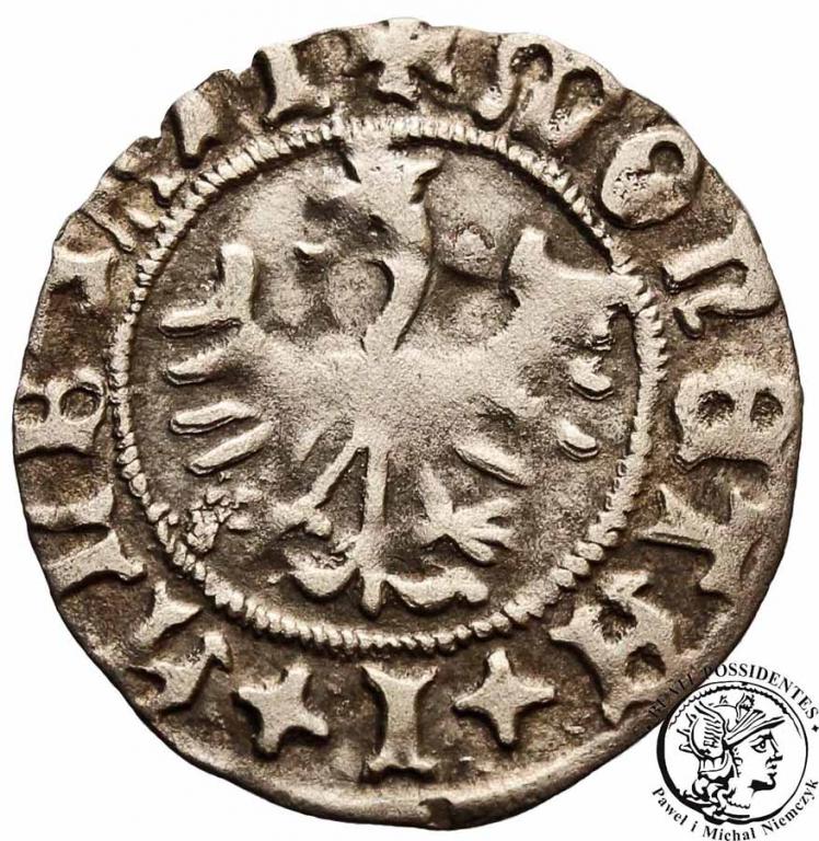 Polska Jan Olbracht 1492-1501 półgrosz Kraków st3+