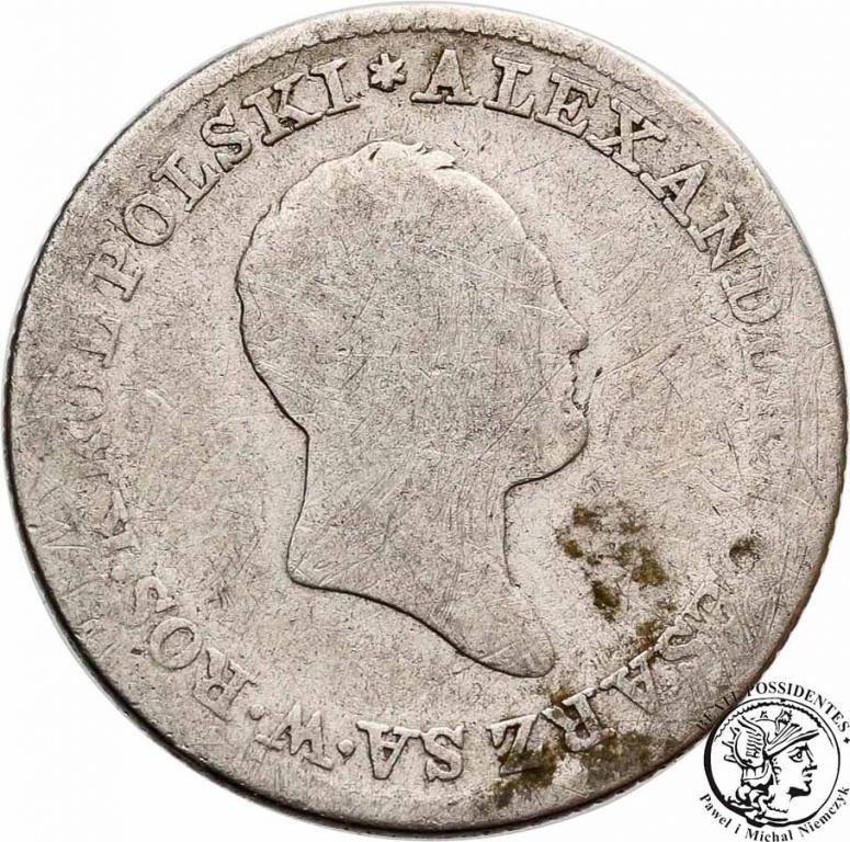 Polska 1 złoty 1824 Aleksander I st.4