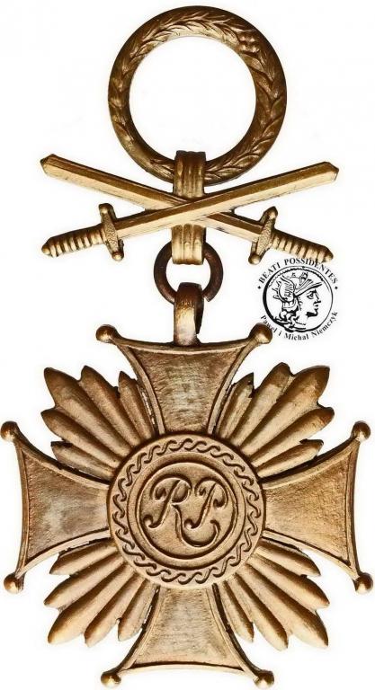 PSZnZ Brązowy Krzyż Zasługi z Mieczami - Spink