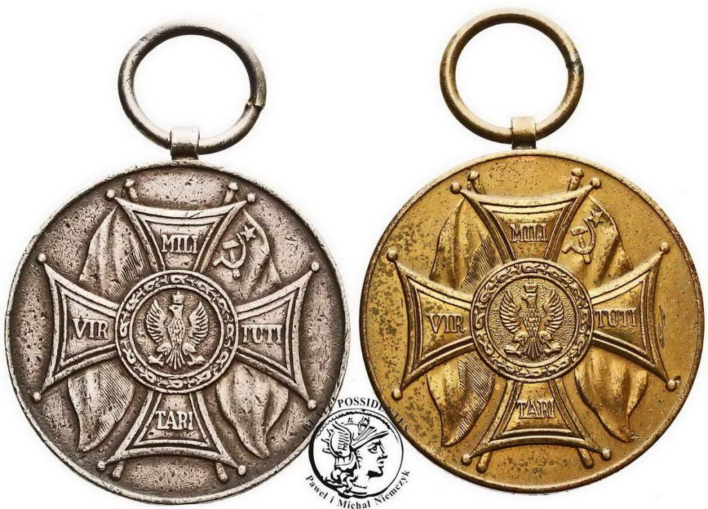 Medal Zasłużonym na Polu Chwały Lenino lot 2 szt