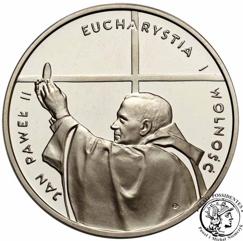 10 złotych 1997 Jan Paweł II Eucharystia st.L-