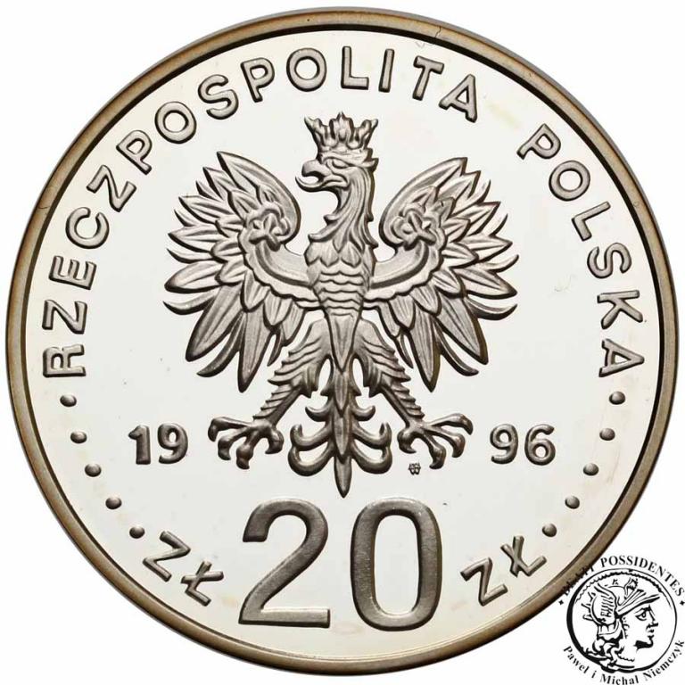 20 złotych 1996 stołeczność Warszawy stL