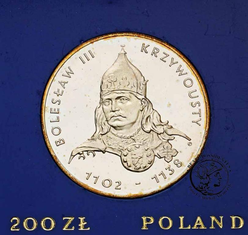 Polska PRL 200 złotych 1982 Krzywousty st.L-