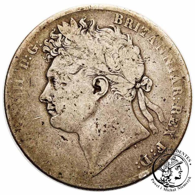 Wielka Brytania 1/2 korony 1823 st.4