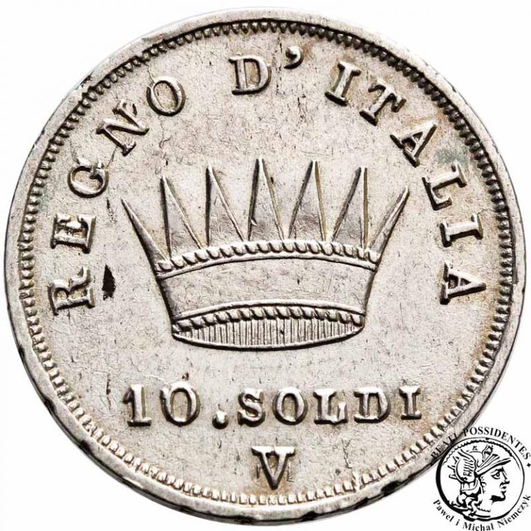 Włochy Napoleon I 10 soldi 1812 V = Venice st.3