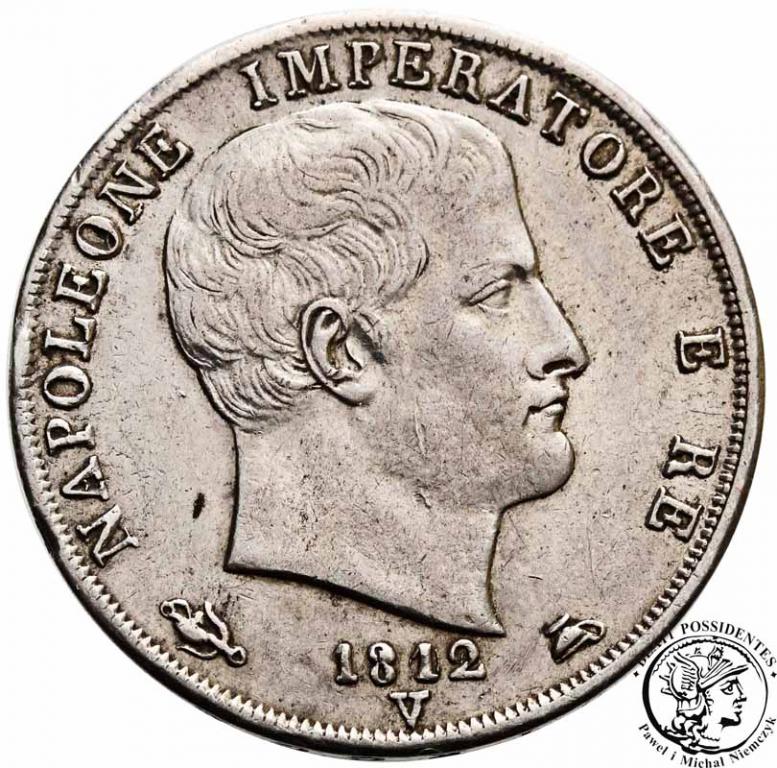 Włochy Napoleon I 2 lire 1812 V = Venice st.3