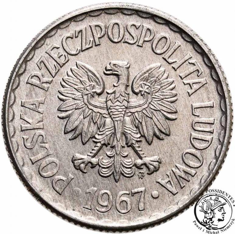 Polska PRL 1 złoty 1967 st.1