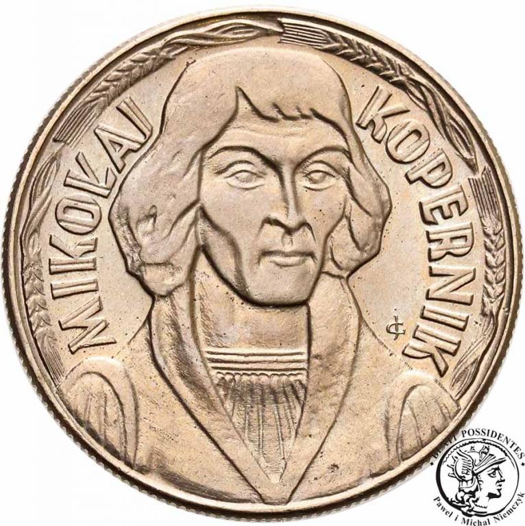 Polska PRL 10 złotych 1968 Kopernik st.1