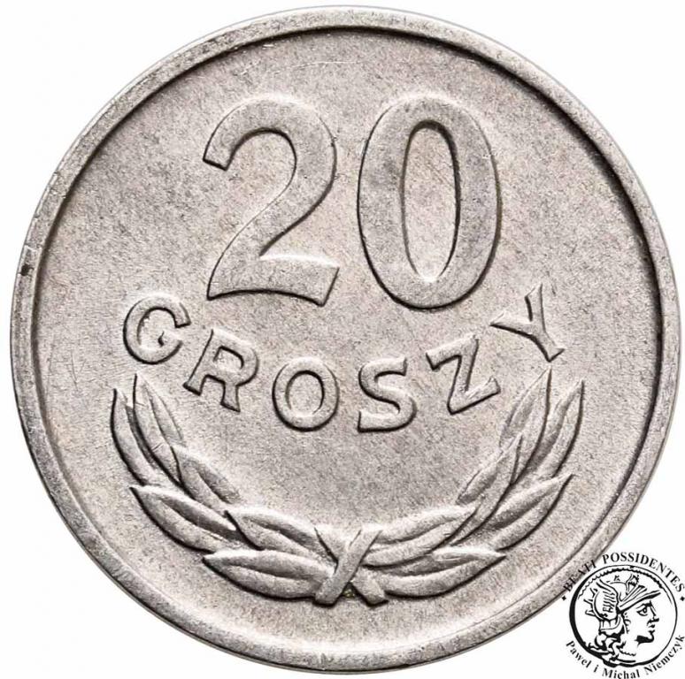Polska PRL 20 groszy 1967 st.1