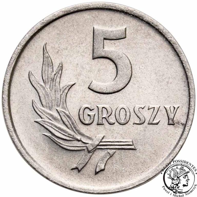 Polska PRL 5 groszy 1958 st.1
