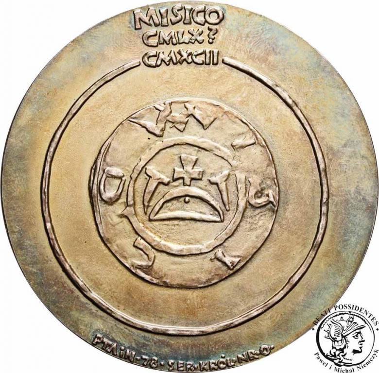 Polska medal SREBRO Korski Mieszko I (O) st. 1