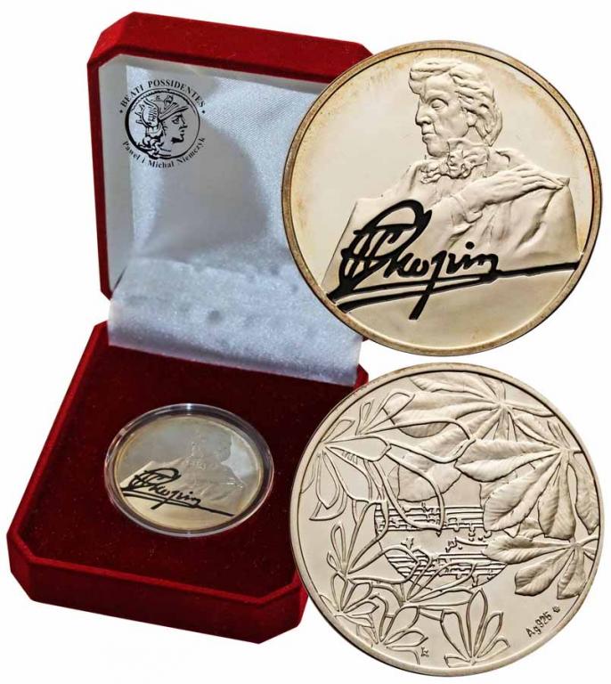 Polska medal Fryderyk Chopin 1999 st.L/L-