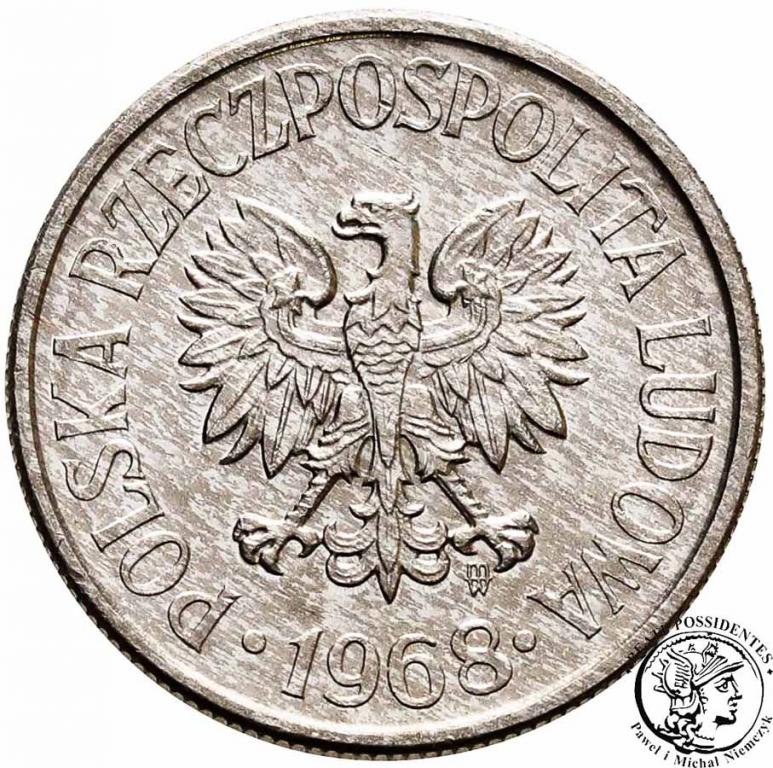 Polska PRL 50 groszy 1968 st. 2+