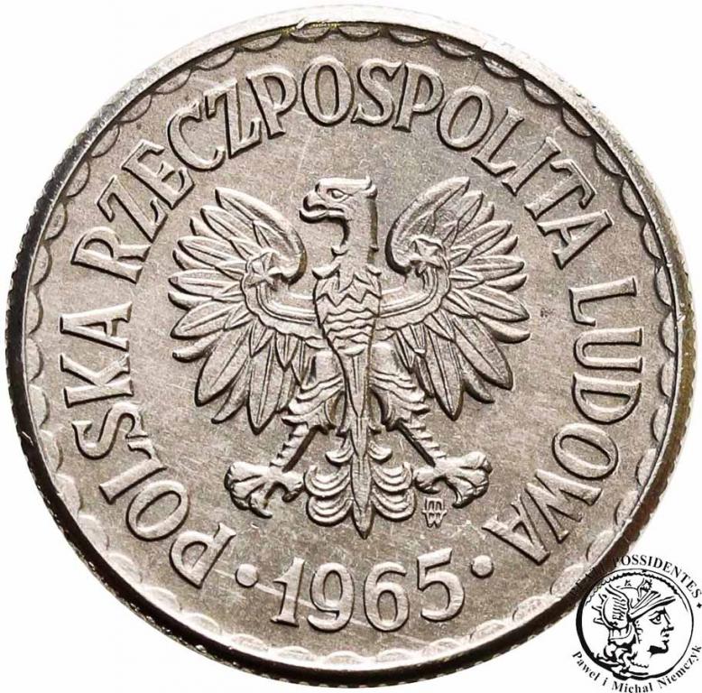Polska PRL 1 złoty 1965 st. 2