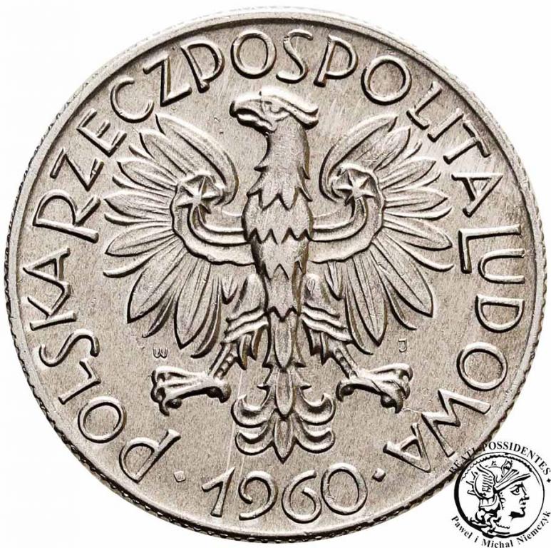 Polska PRL 5 złotych 1960 st. 1/1-