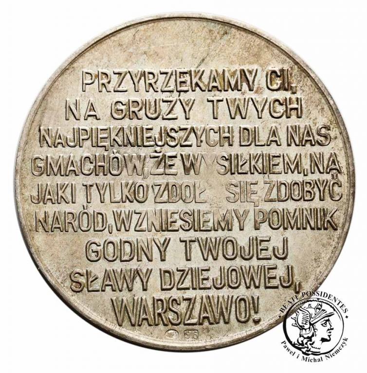 Polska SREBRO medal 1979 Zamek Królewski W-wa st1-