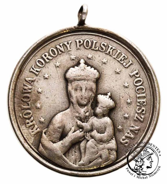 Polska SREBRO medalik 1883 Jan III Sobieski st.3-