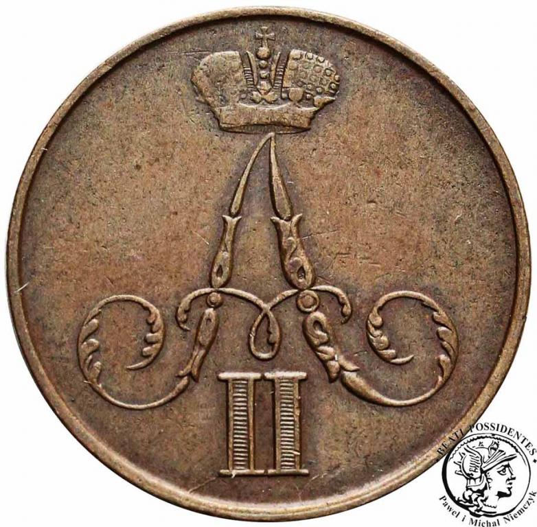 Polska 1 kopiejka 1855 BM Aleksander II st. 2