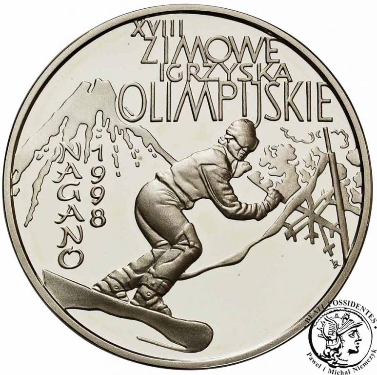 Polska III RP 10 złotych 1998 Nagano st.L