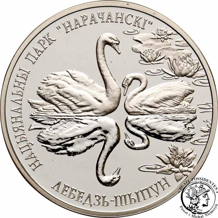 Białoruś 20 Rubli 2003 łabędź st.L