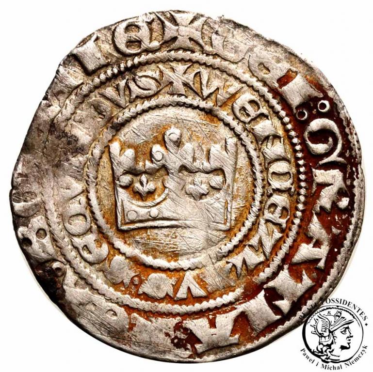 Czechy Wacław grosz praski 1300-1308 st. 3