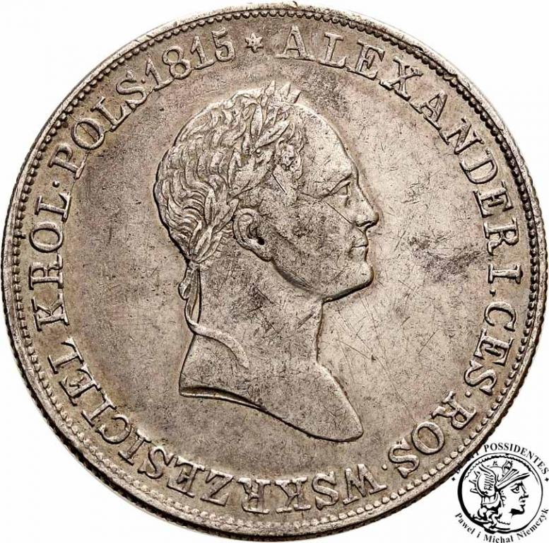 Polska 5 złotych 1832 KG Mikołaj I st. 3+
