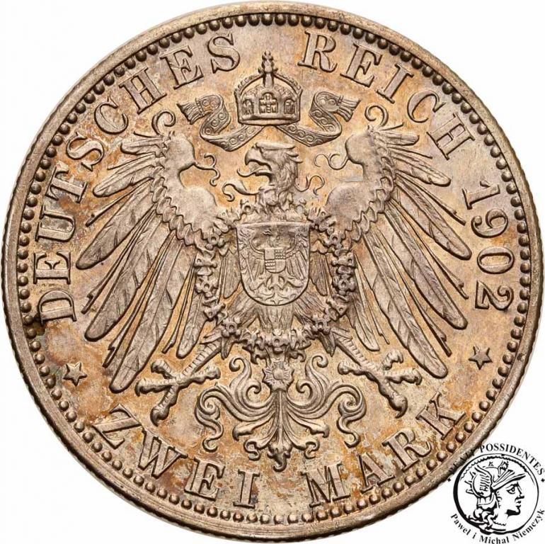 Niemcy Badenia 2 Marki 1902 st.2-