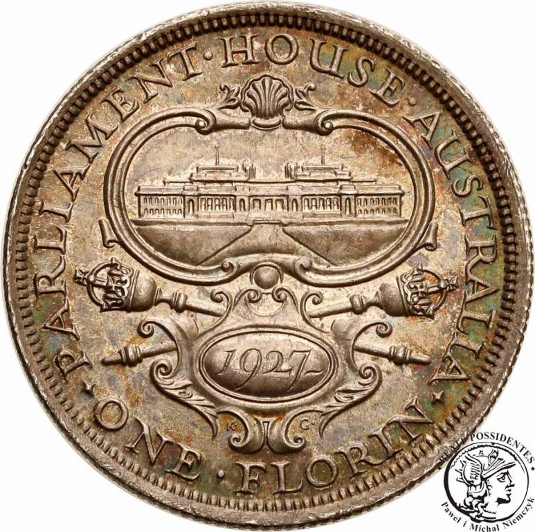 Australia 1 florin = 2 shilling 1927 st.2