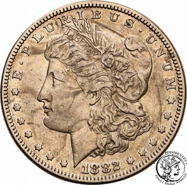 USA 1 dolar 1882 Philadelphia st.3