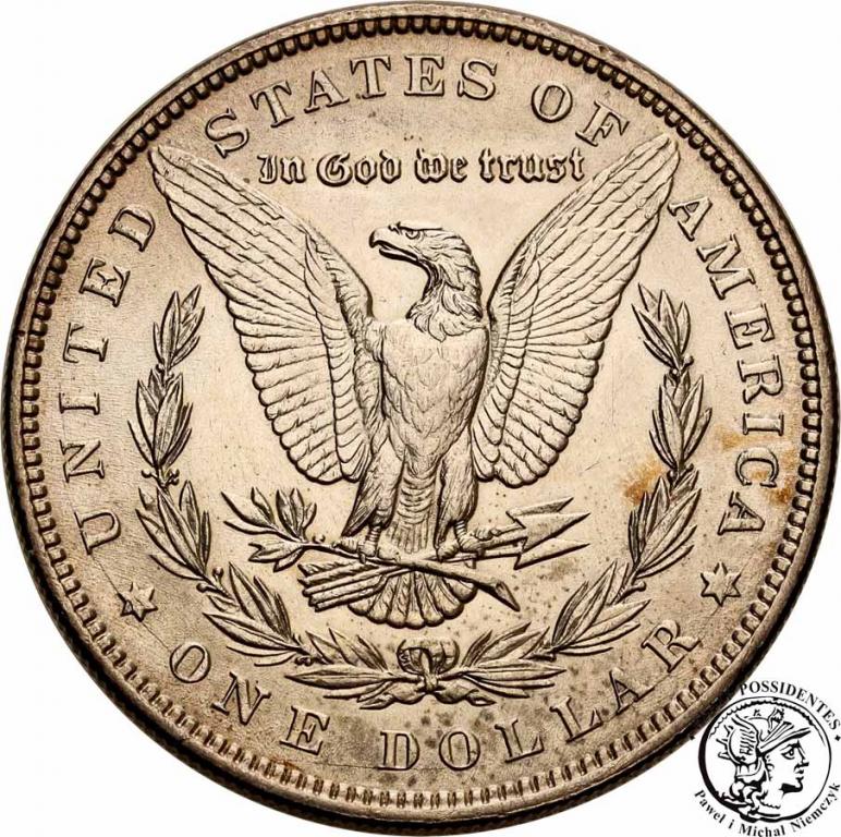 USA 1 dolar 1887 Philadelphia st.3+
