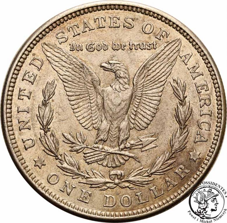 USA 1 dolar 1921 ''D'' Denver st.2