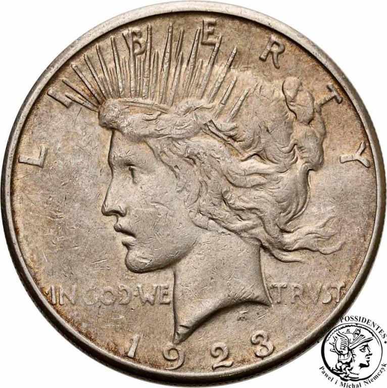 USA 1 dolar 1923 ''S'' San Francisco st.3+