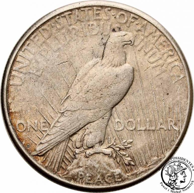 USA 1 dolar 1923 ''S'' San Francisco st.3+
