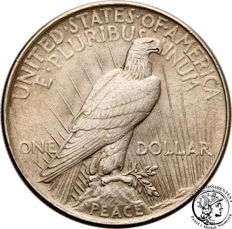 USA 1 dolar 1922 Philadelphia st.3+