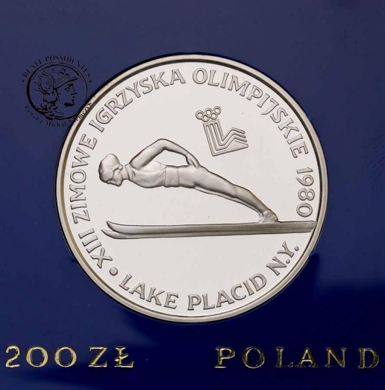 Polska PRL 200 złotych 1980 Lake Placid st.L-