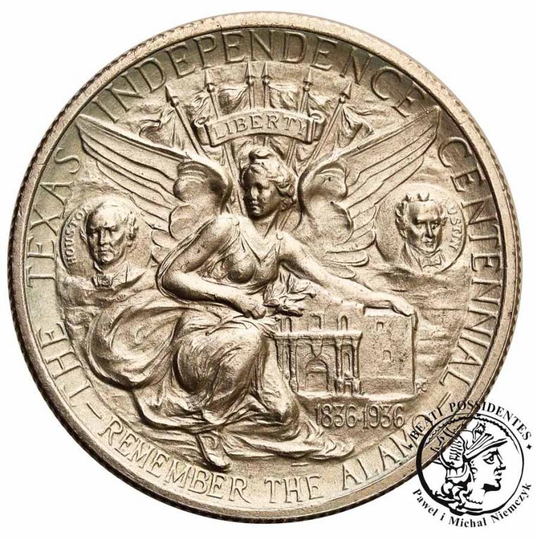 USA 1/2 dolara 1935 Texas Independence st. 2/2-