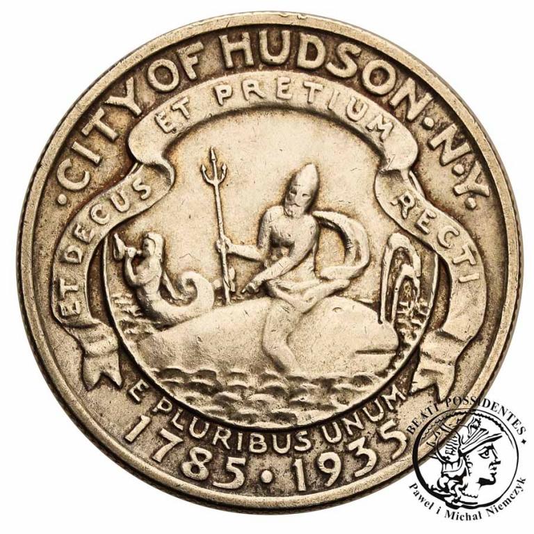USA 1/2 dolara 1935 Hudson New York st. 3+