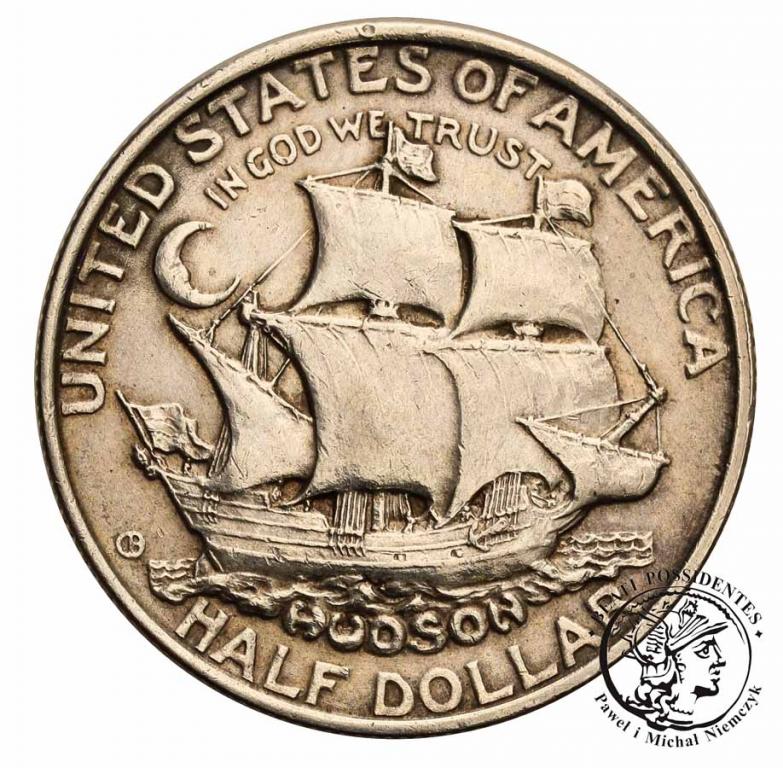 USA 1/2 dolara 1935 Hudson New York st. 3+