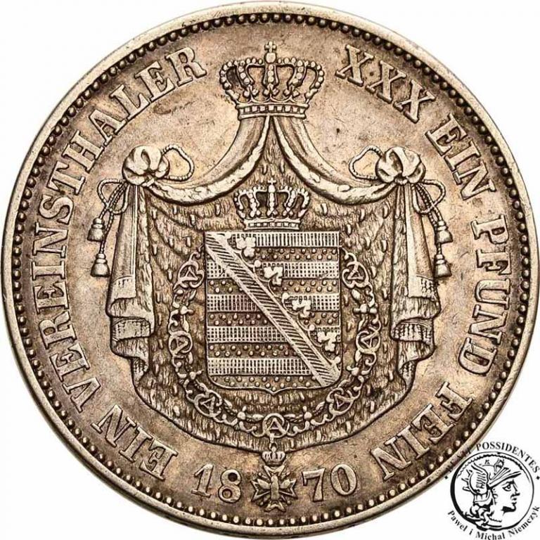 Niemcy Sachsen-Weimar Eisenach talar 1870 A st. 3