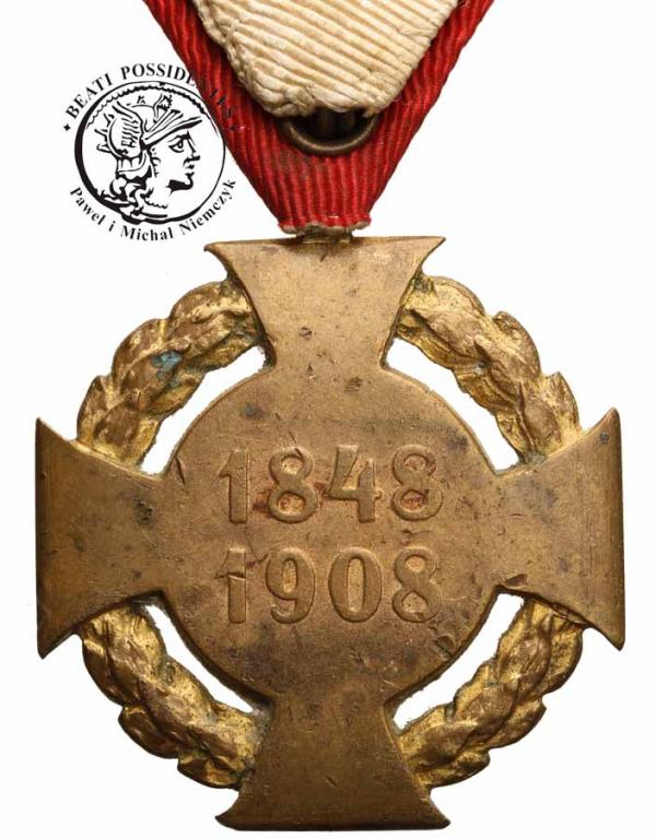 Austria Krzyż Franciszek Józef 1848-1908 Jubileusz