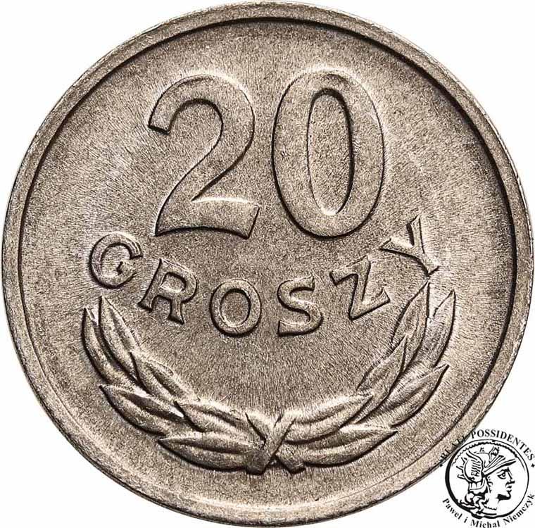 Polska PRL 20 groszy 1962 st. 1