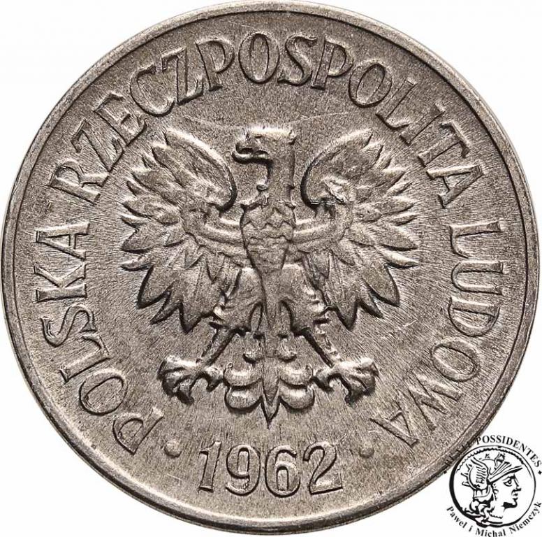 Polska PRL 20 groszy 1962 st. 1