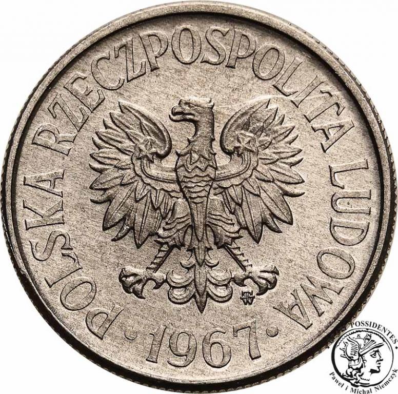 Polska PRL 50 groszy 1967 st. 1