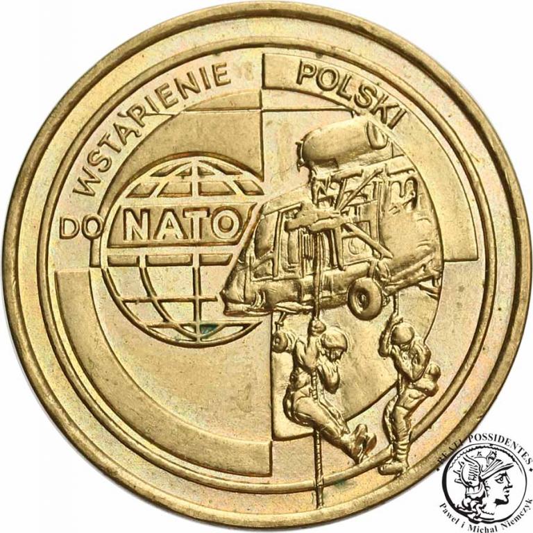 III RP 2 złote 1999 NATO st.1-