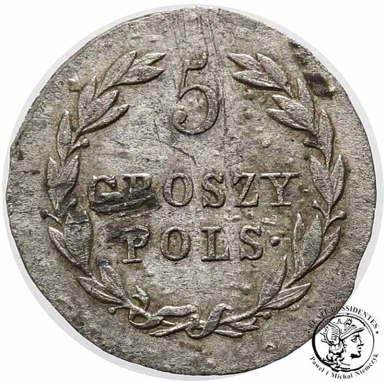 Polska 5 groszy 1818 Aleksander I st.3
