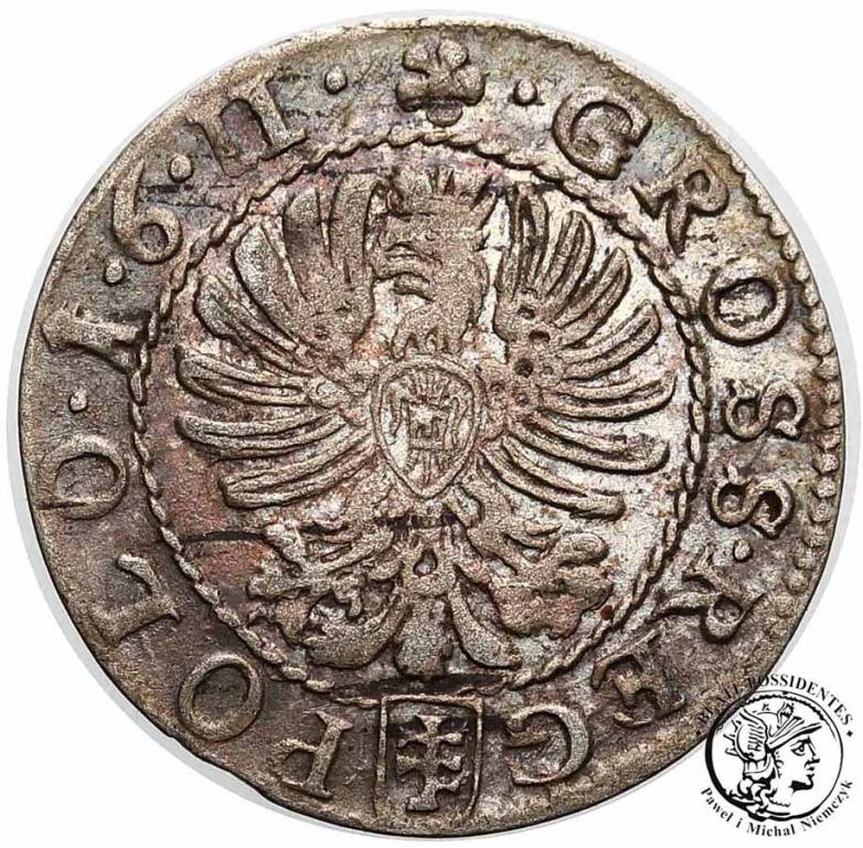 Polska Zygmunt III Waza grosz 1611 st.2-