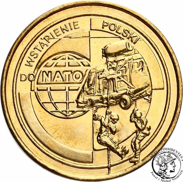 Polska III RP 2 złote 1999 NATO st.1