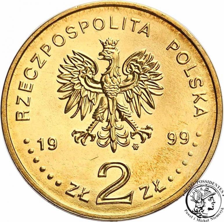 Polska III RP 2 złote 1999 NATO st.1